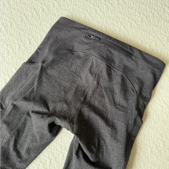 RARE Lululemon Herringbone Women's Gray Leggings with pockets ✨ - Picture 5 of 8